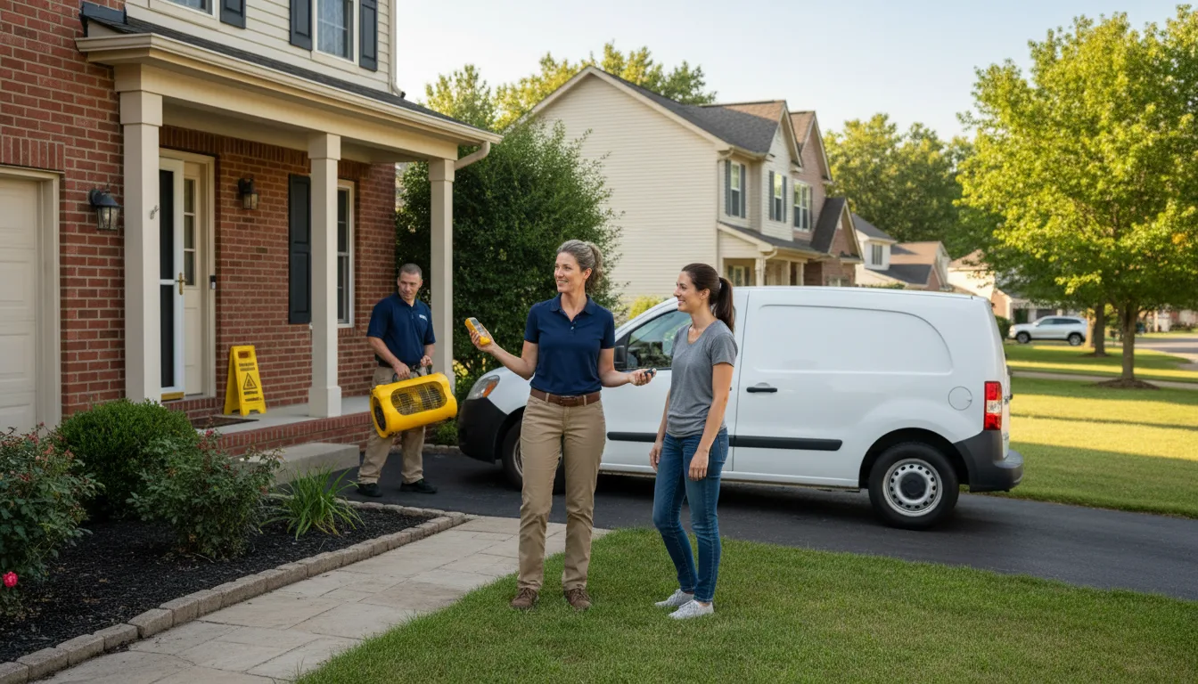 Water restoration image for Mold Remediation in New Franken, WI